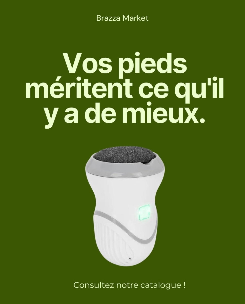 Meneuse électrique de peaux mortes de pieds