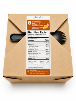 Damon's Omelette Minced Chicken & Brown Rice Set(New!)
