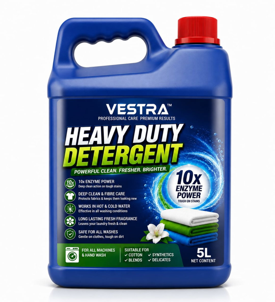 VESTRA HEAVY DUTY DETERGENT 5 litres