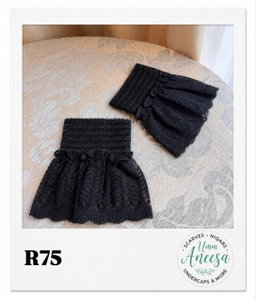 Short black sleeves