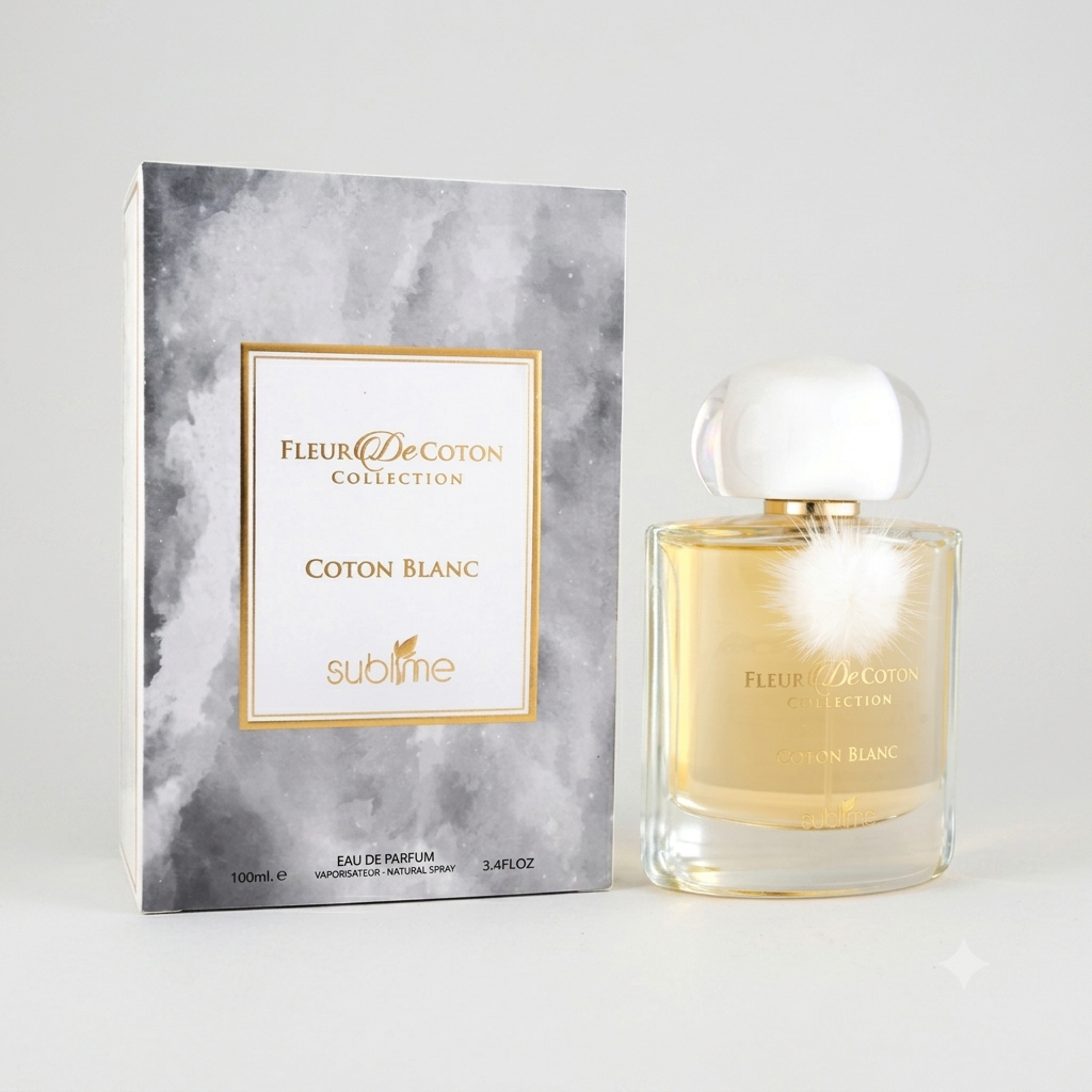 Fleur Decoton Coton Blanc