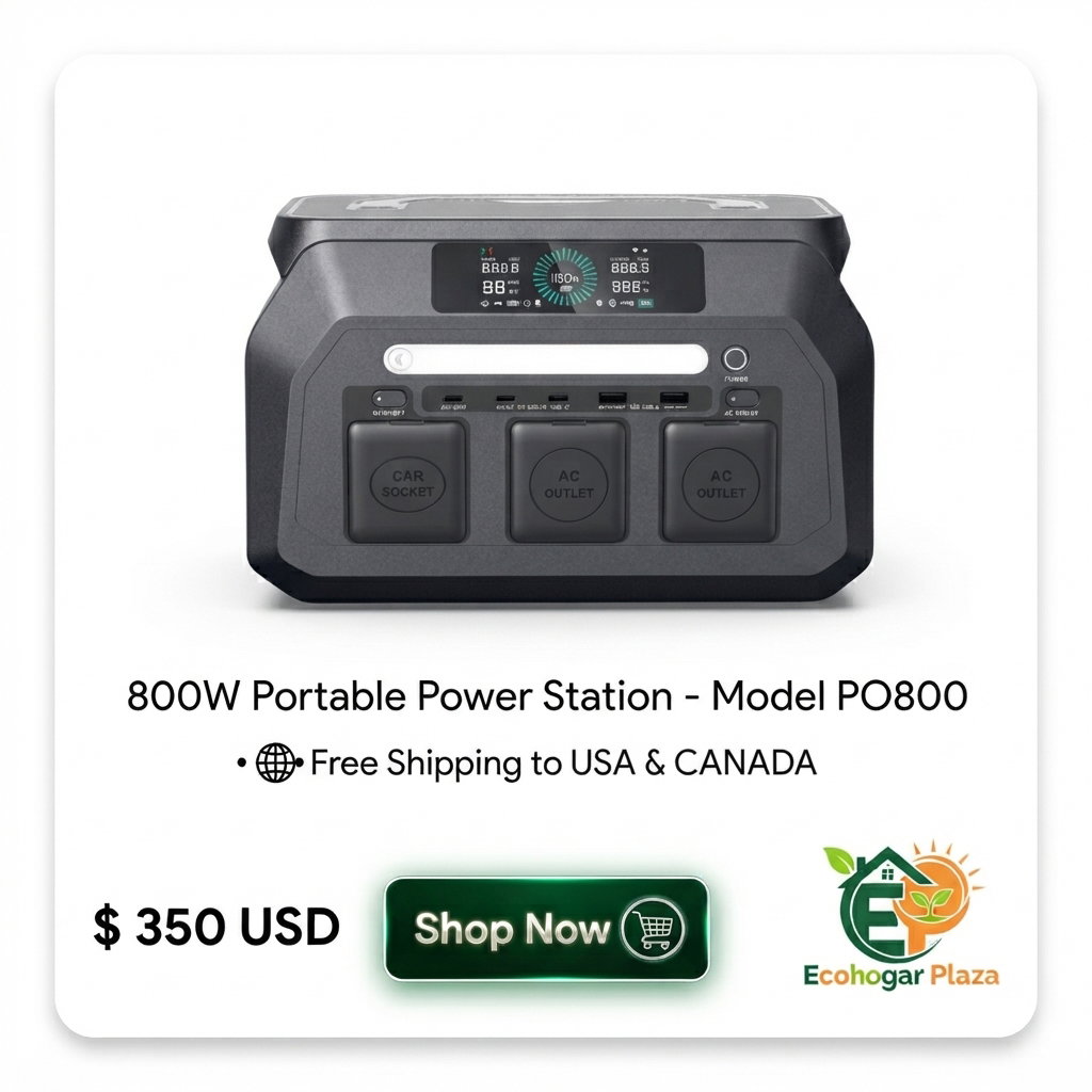 800W Portable Power Station - Model PO800