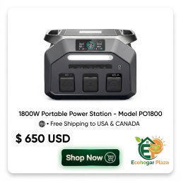 1800W Portable Power Station - Model PO1800