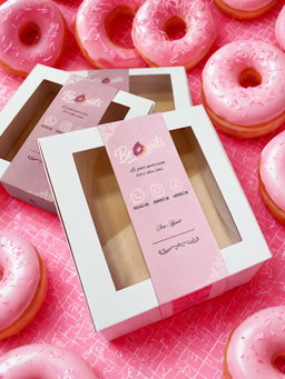 Donut Box of 4/ Boite Donut 4pcs