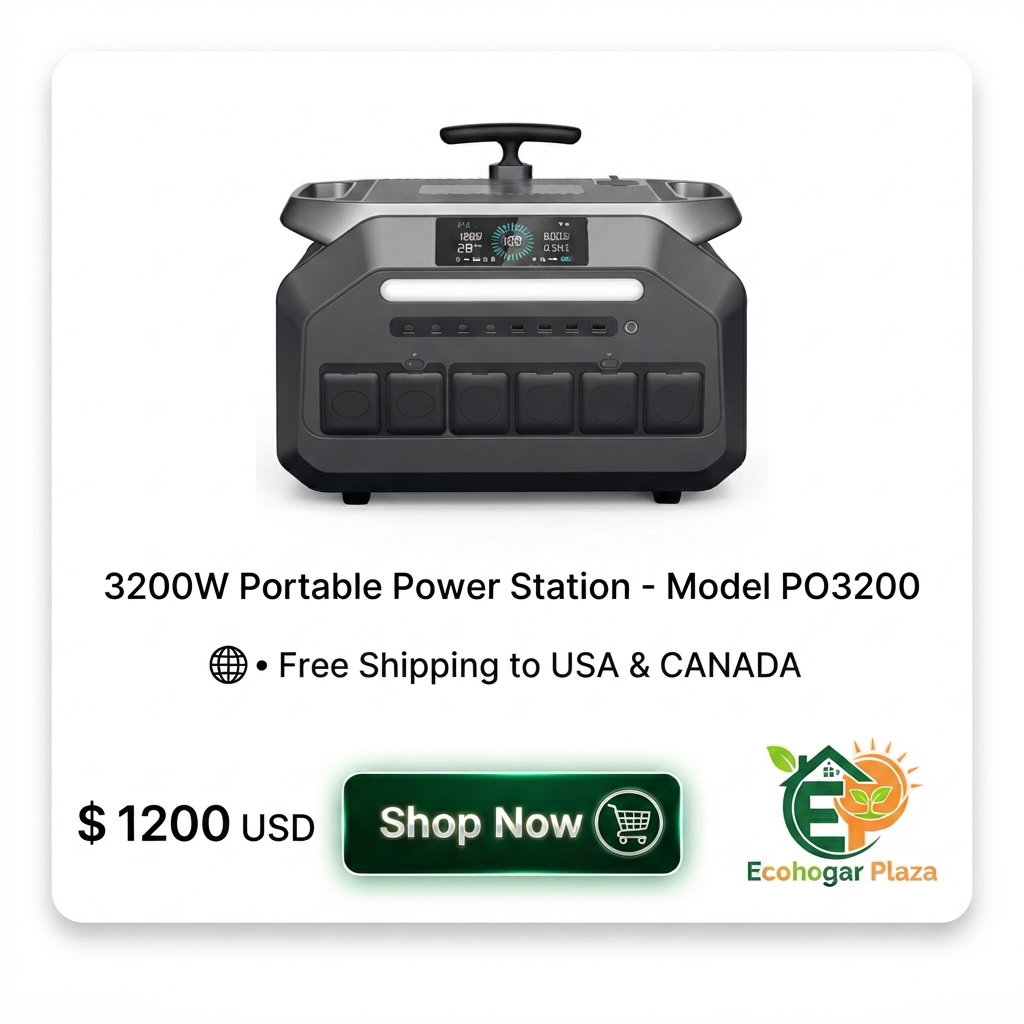 3200W Portable Power Station - Model PO3200
