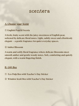 Scented Wax Tablet • Signature Packaging