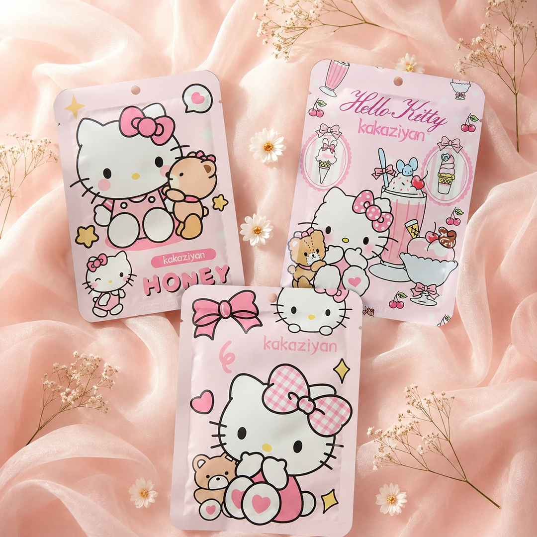 Mascarillas Faciales Hello Kitty pack 2 unidades