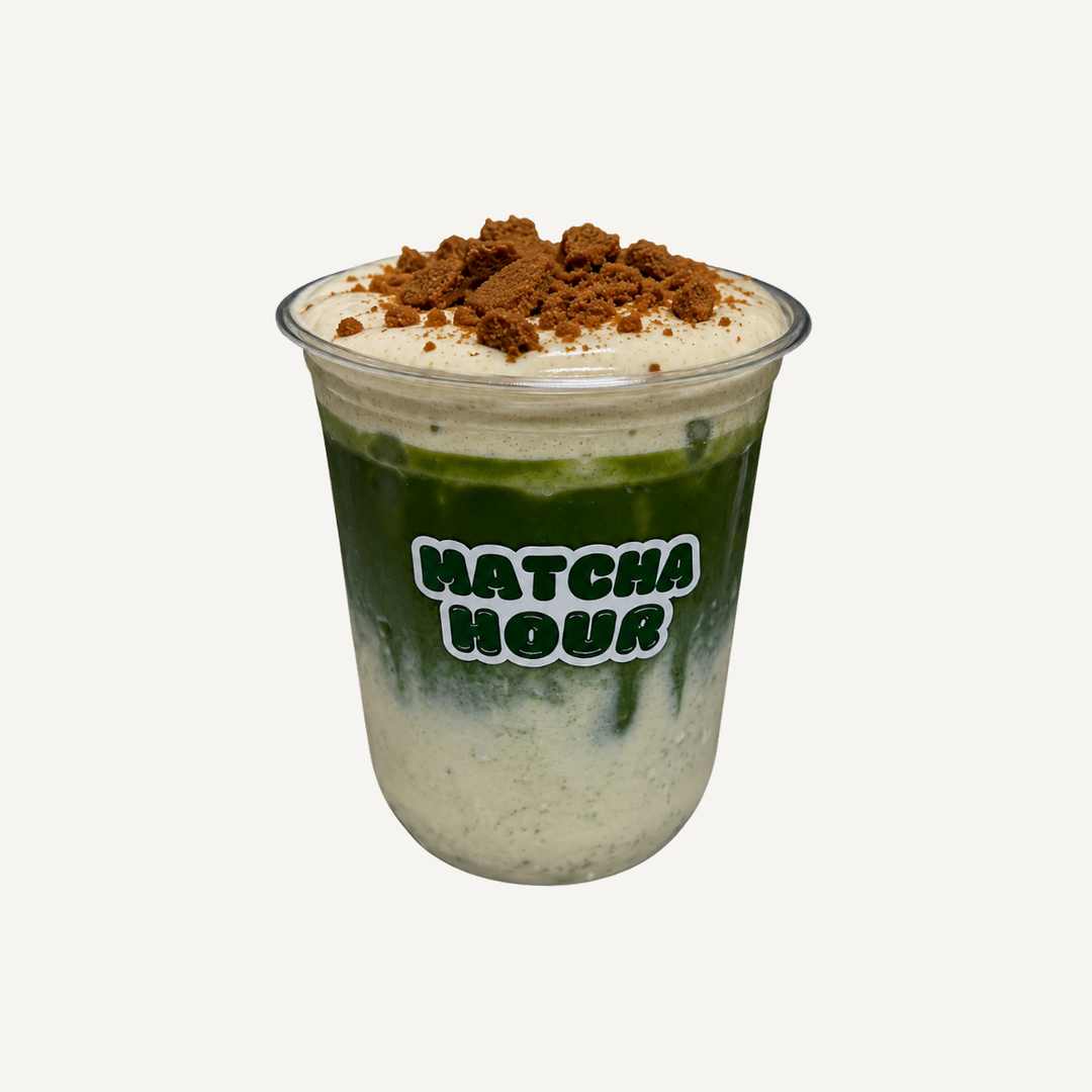 Banana Matcha Crumble (Iced)