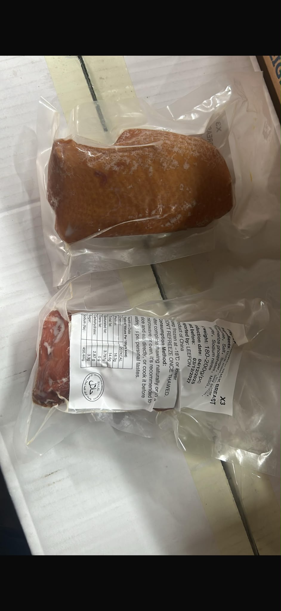 Smoked Duck Breast 200g/pkt_0