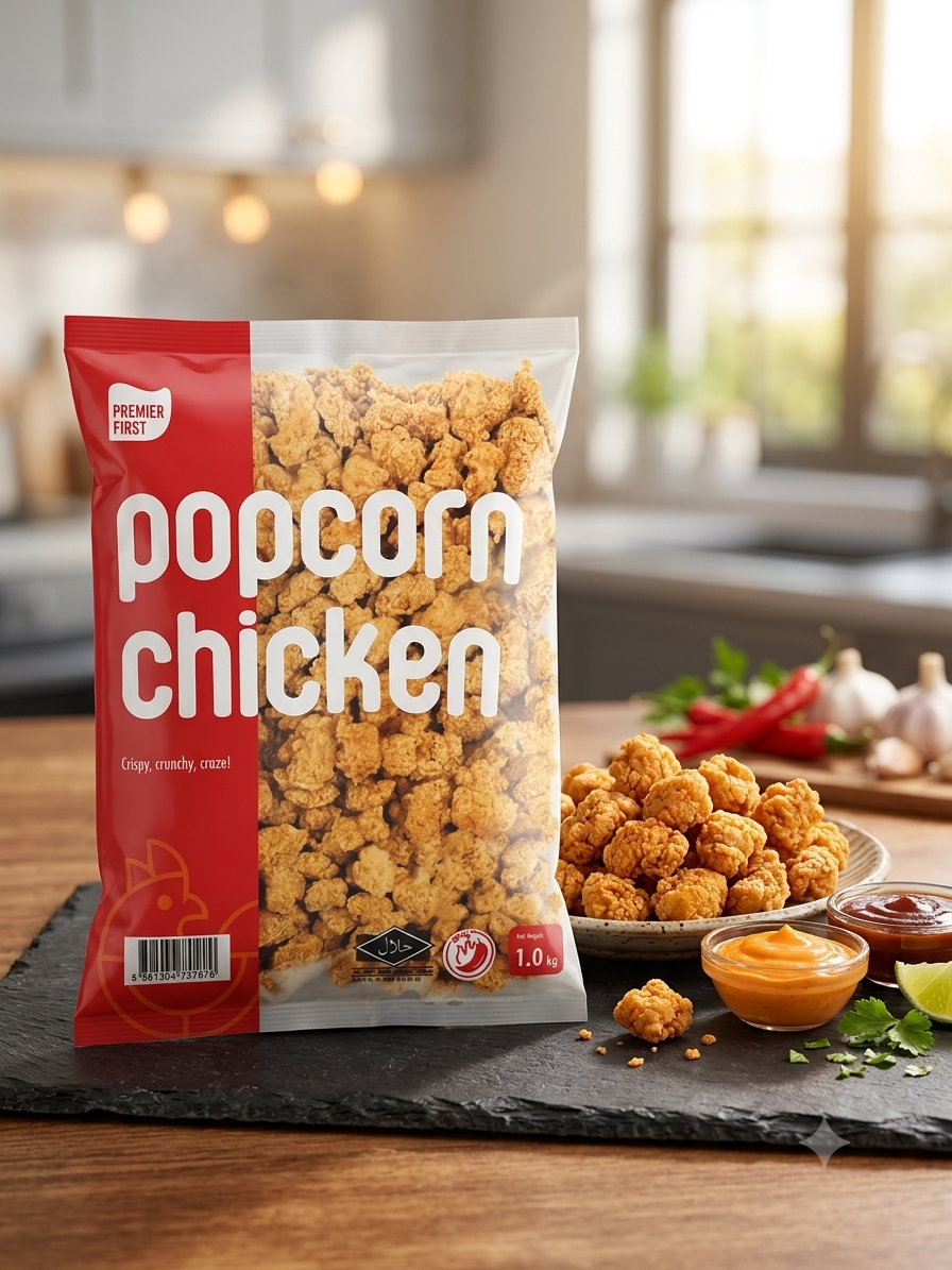 Premier First Popcorn Chicken 1kg/pkt_0