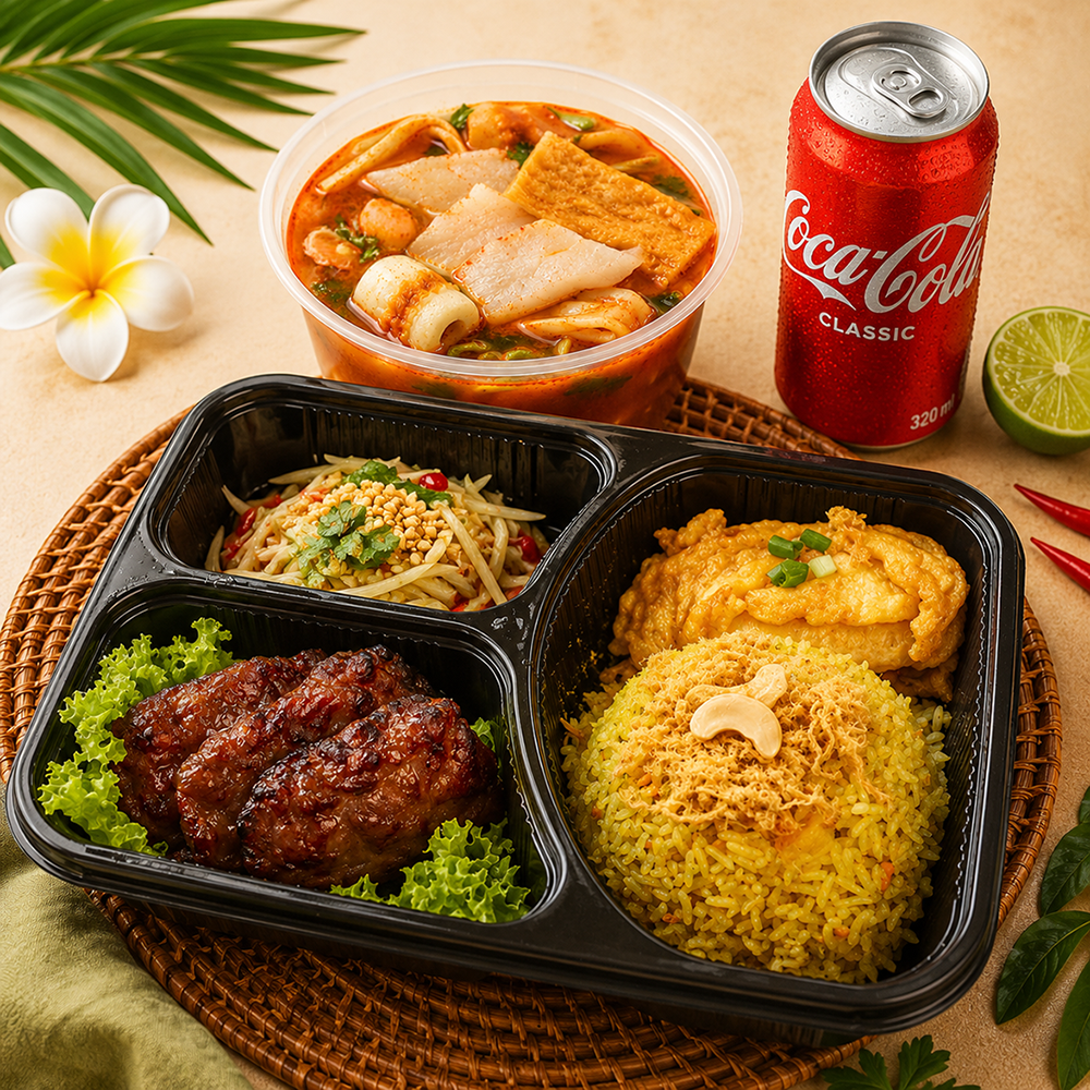 Grilled Mooping with Pineapply Fried Rice_0