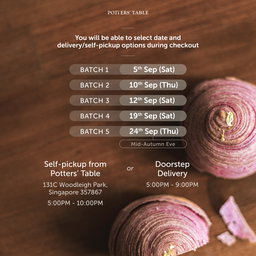 Teochew Yam Mooncake, 4pcs-box