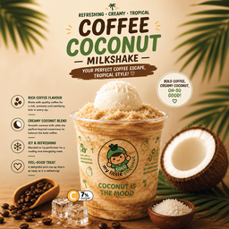 Coffee Coconut Milkshake