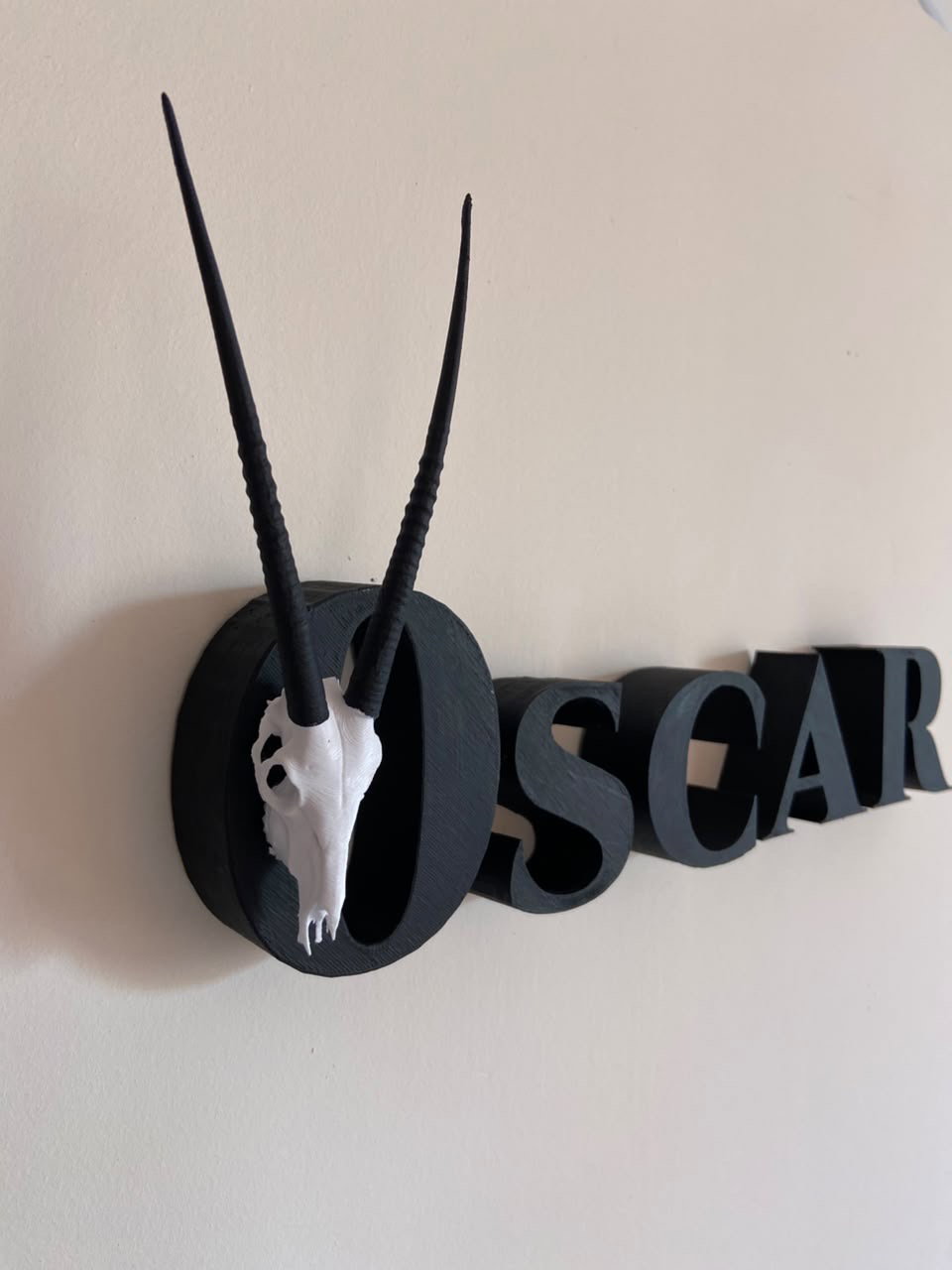 Animal Alphabet Oryx Skull