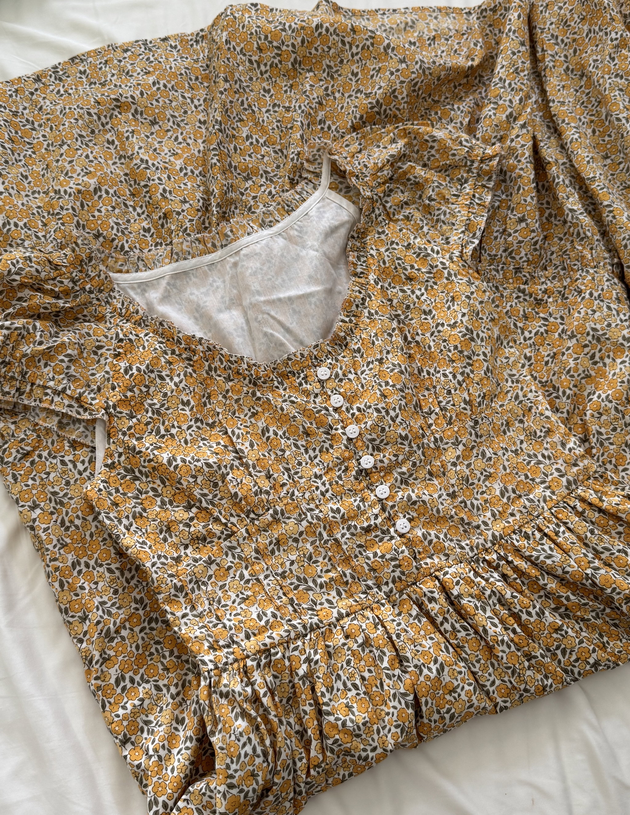 Cecily Dress in Hedgerow Marigold - Preorder_0