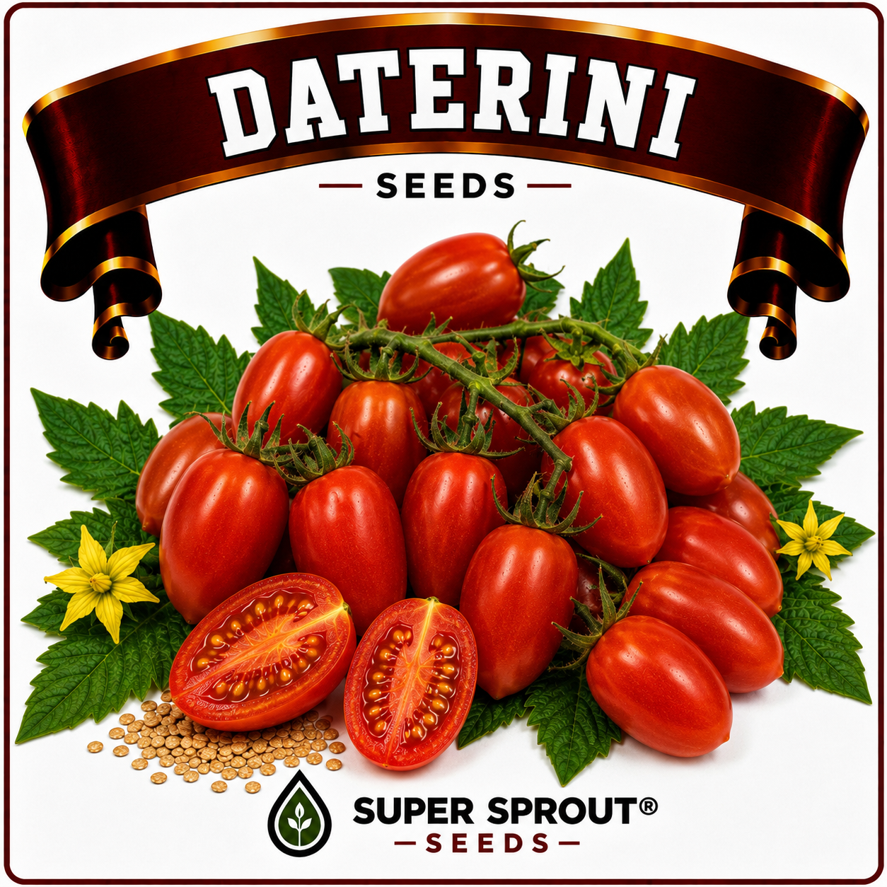 Cherry tomato combo x 6 packs 10 seeds per pack_2