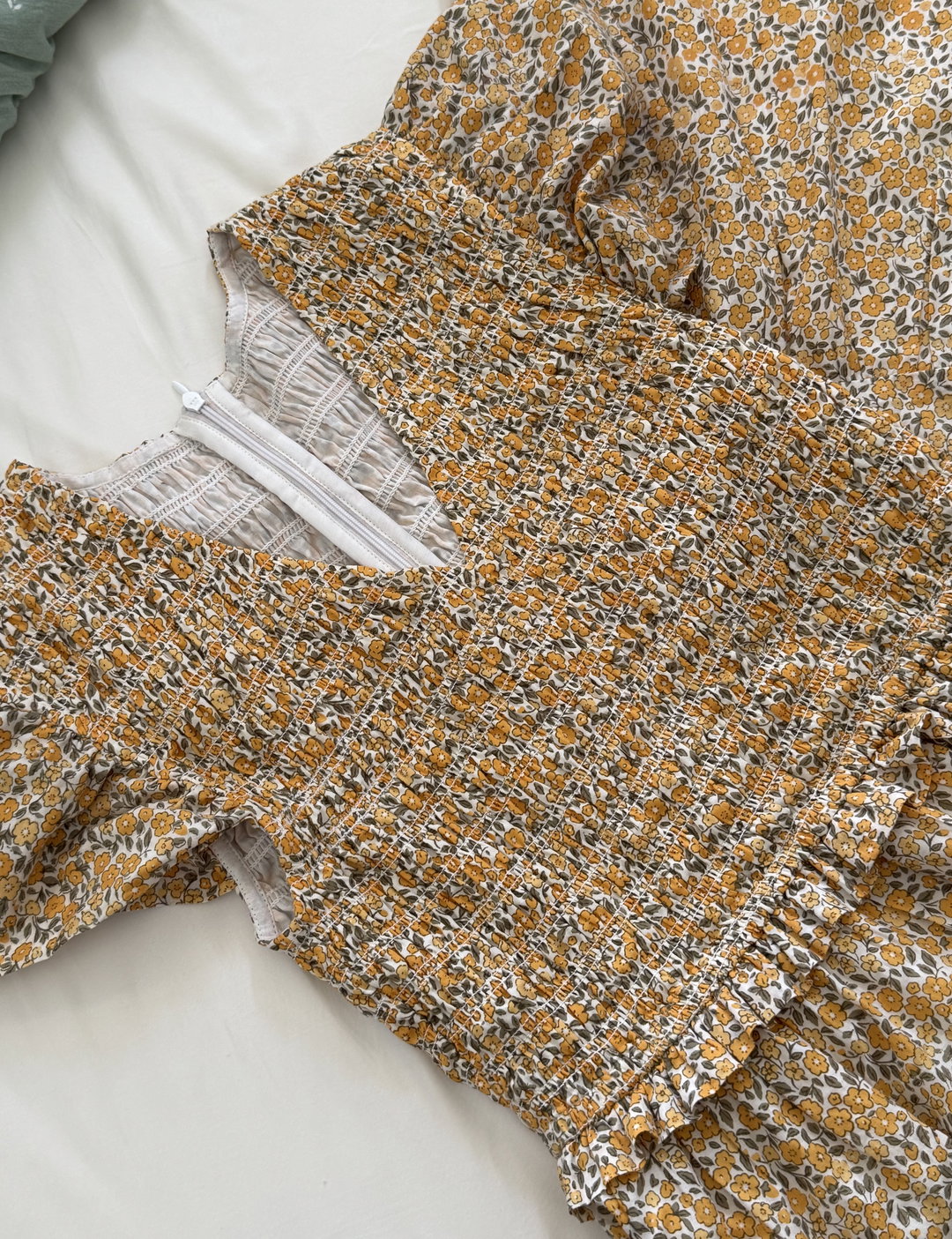 Elia Dress in Hedgerow Marigold - Preorder