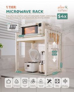 ALL IN ONE MICROWAVE RACK 