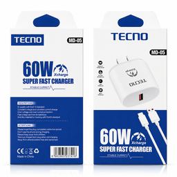 Cargador Tecno Tipo C | 60W