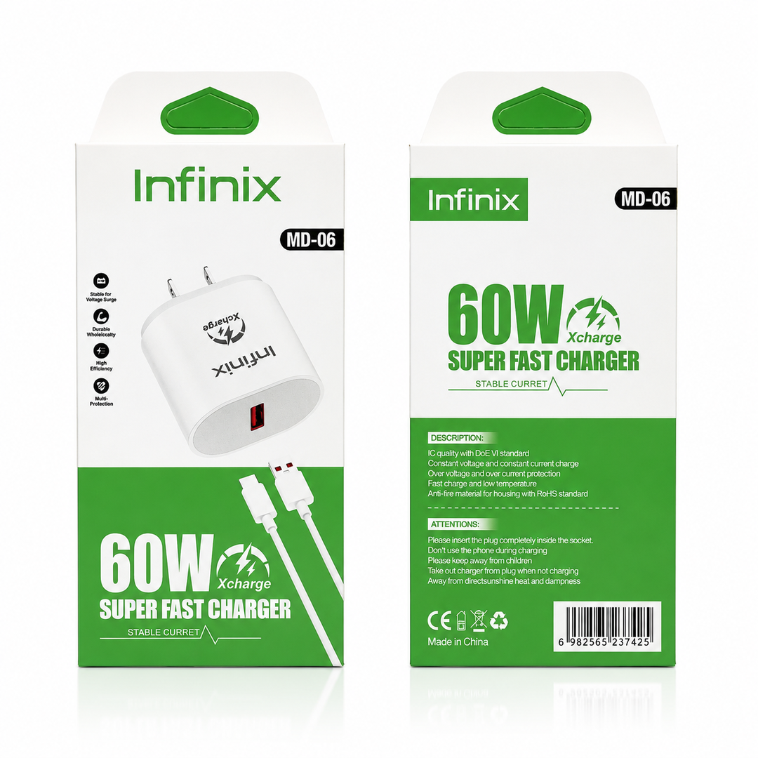 Cargador Infinix Tipo C | 60W