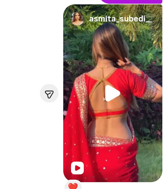RED Saree
