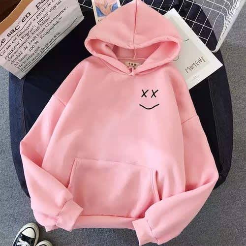 Unisex pink Hoodies_0