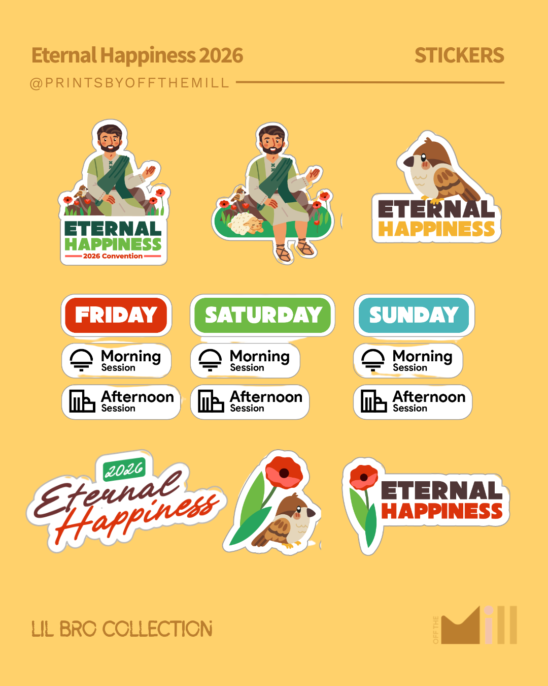 Lil Bro Design Stickers