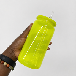 VERRE PLASTIQUE JAUNE