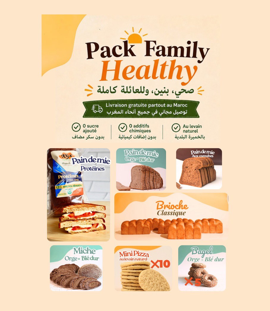 Pack Healthy Family 💛🏃🏽♀️➡️🏃🏽♂️👫🚀