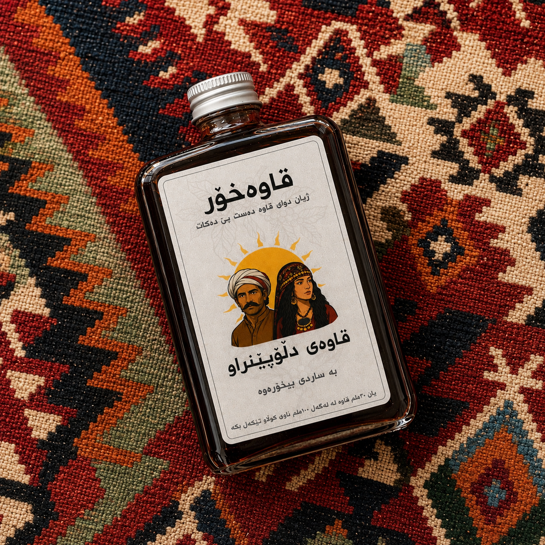 قاوەی دڵۆپێنراو-٢٥٠ملم(٥هەزار دینار)