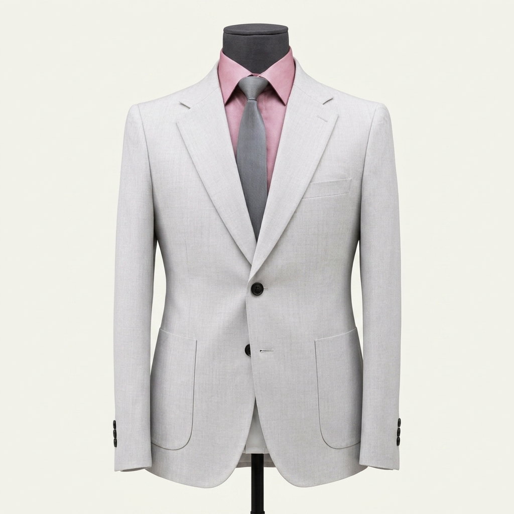 BLAZERS HOMME GRIS CLAIR _0