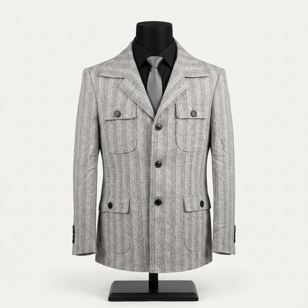 BLAZERS HOMME  GRIS CLAIR 