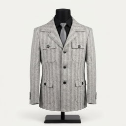 BLAZERS HOMME  GRIS CLAIR 