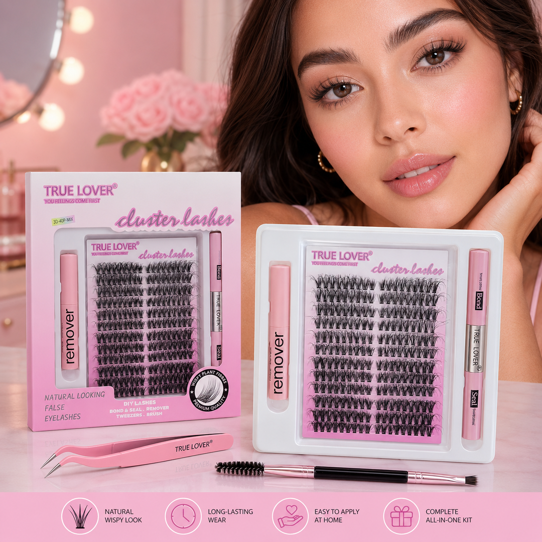 True Lover DIY Cluster Lash Extension Kit