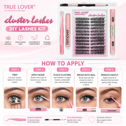 True Lover DIY Cluster Lash Extension Kit