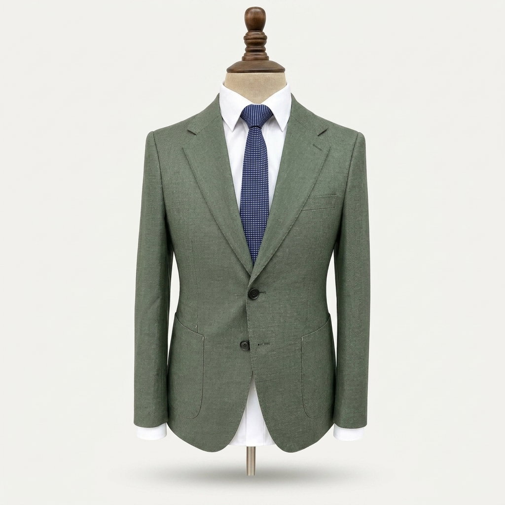BLAZERS HOMME VERT SAUGE  FONCÉ