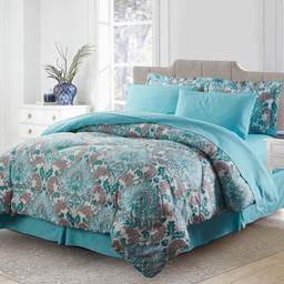 Bibb Home 8 Piece Down Alternative Bed in A Bag Set