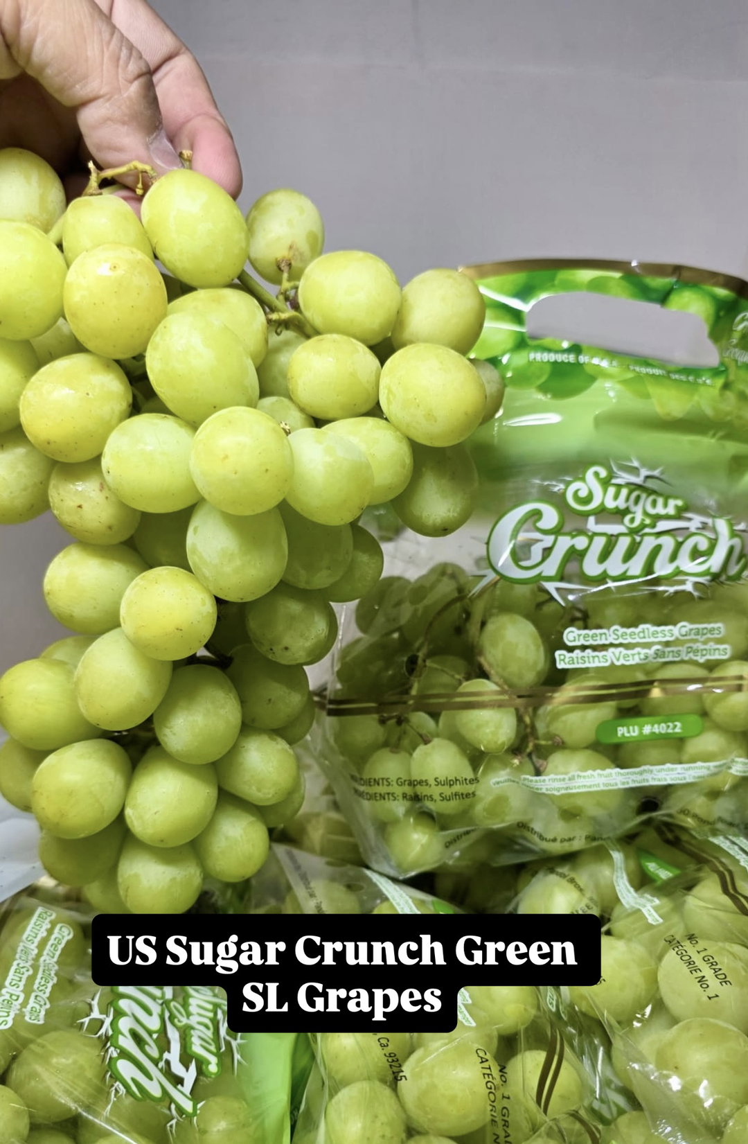 US SUGAR CRUNCH GREEN SL GRAPES
