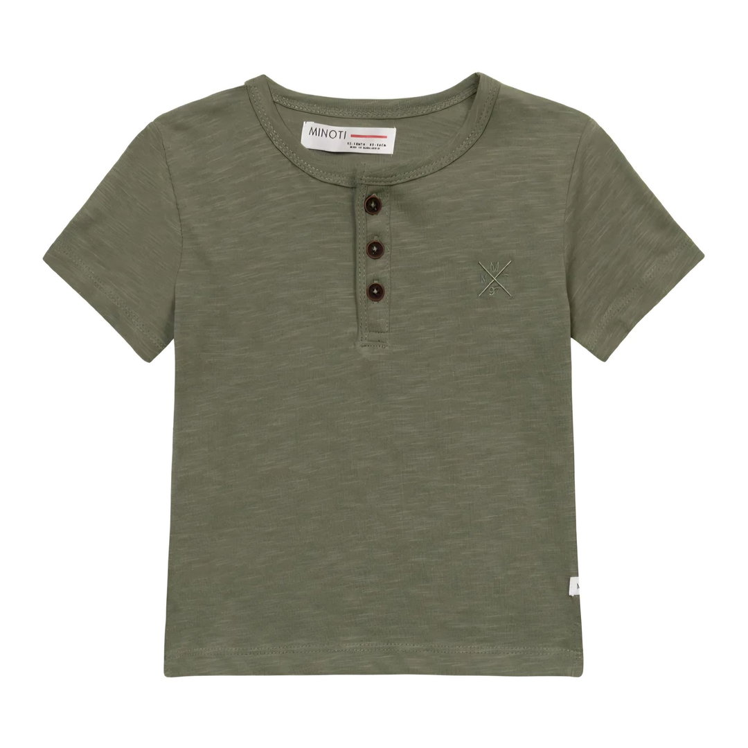 Minoti Boys Smart T-Shirt Khaki