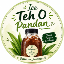 Iced Teh O Pandan