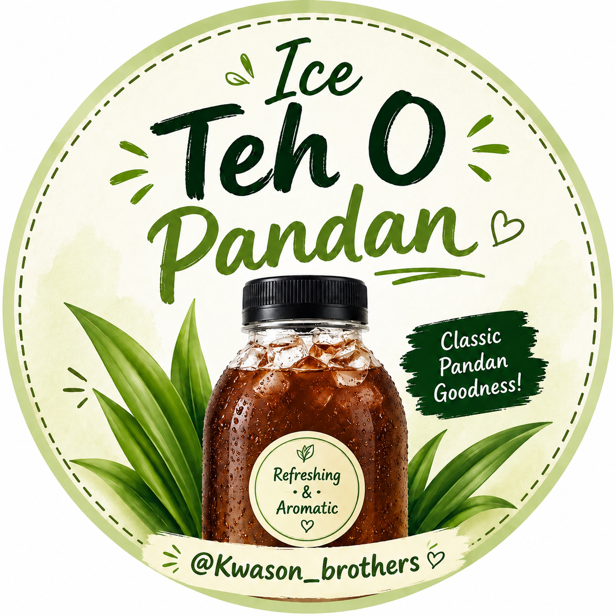 Iced Teh O Pandan
