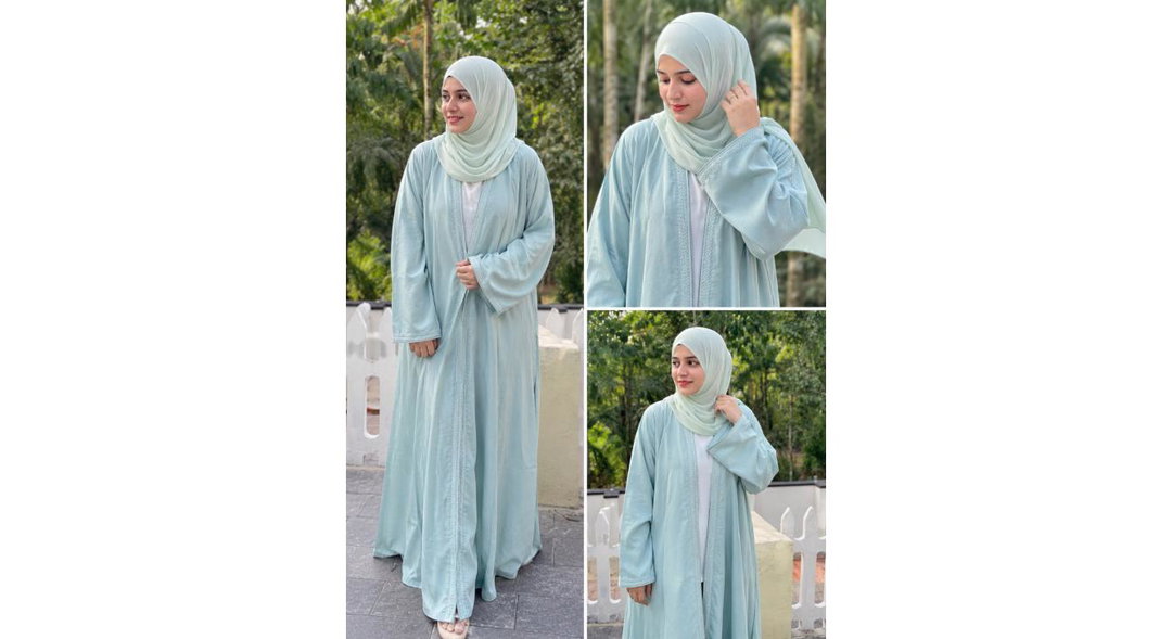 Liara Plain Colour Abaya