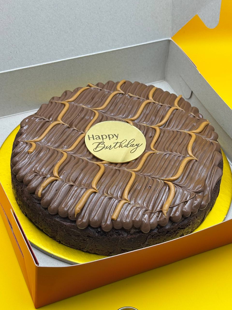 7Inch Happy Birthday Brownies