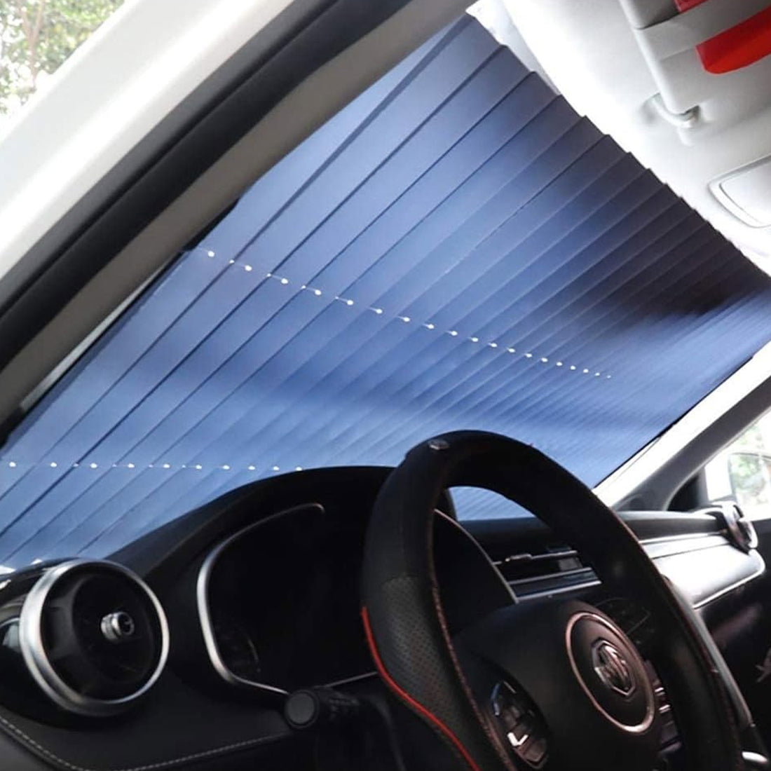 Car Windshield Sun Shade – Foldable UV Protection | Velvet Wheels_3