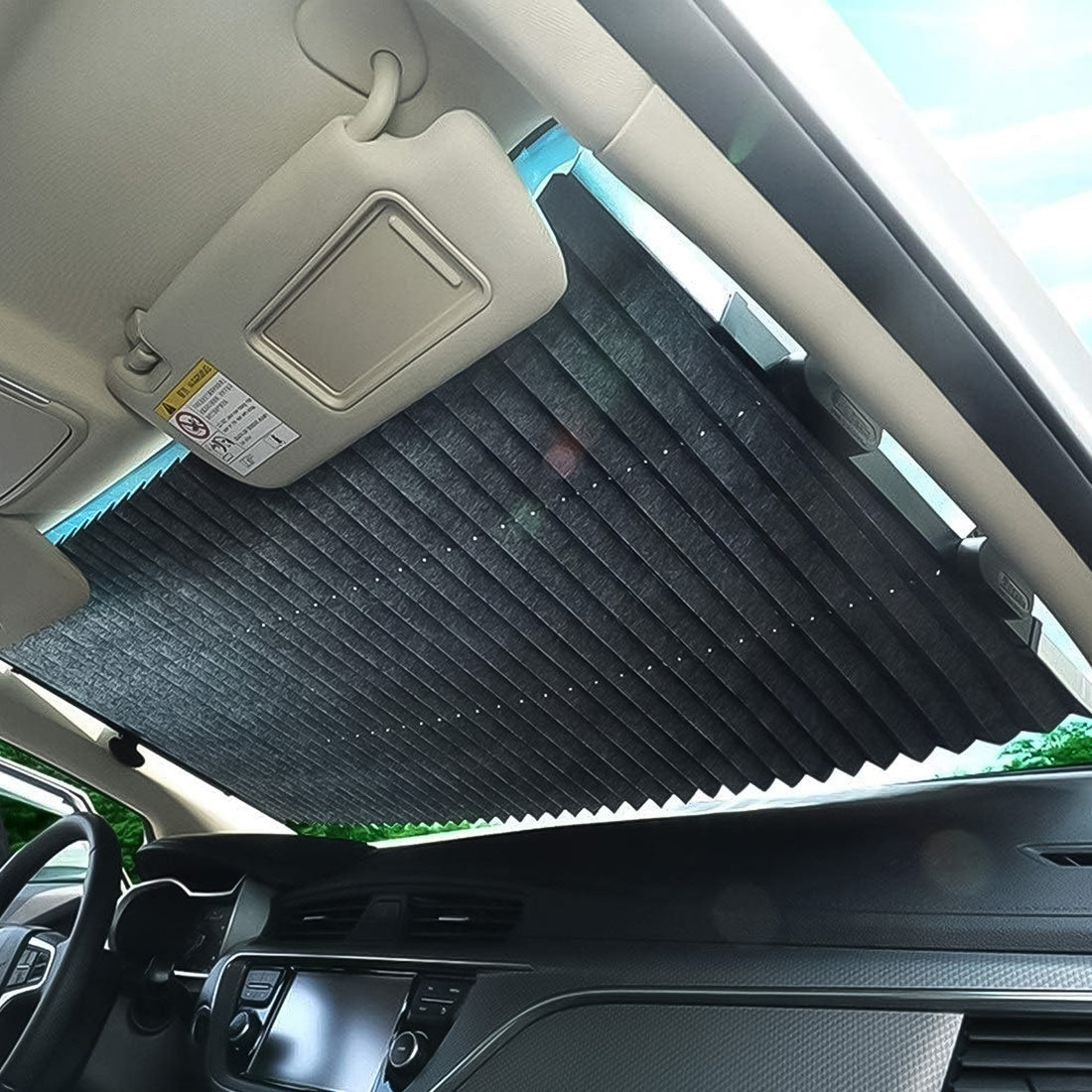 Car Windshield Sun Shade – Foldable UV Protection | Velvet Wheels_5