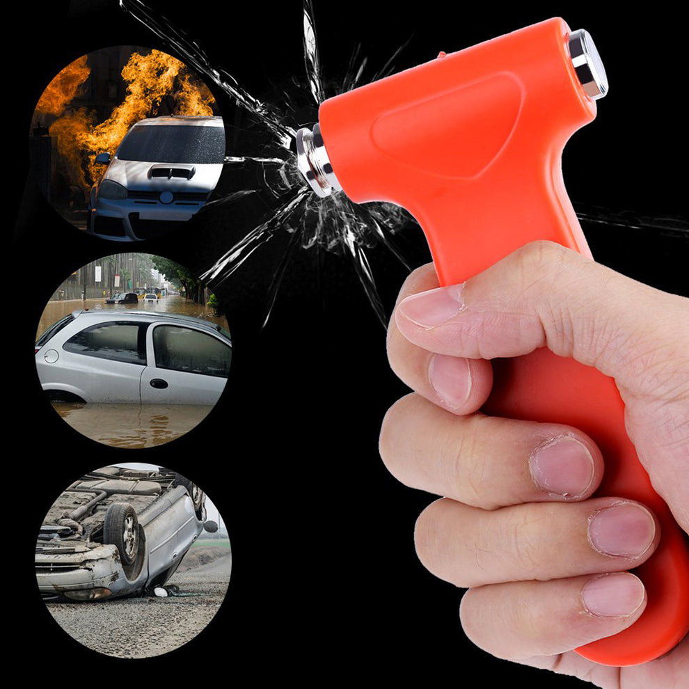 Car Safety Hammer – Emergency Window Breaker & Cutter | Safora_0