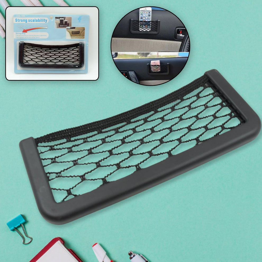 Car Seat Organizer – Mesh Storage for Phone & Purse | Velvet Wheel