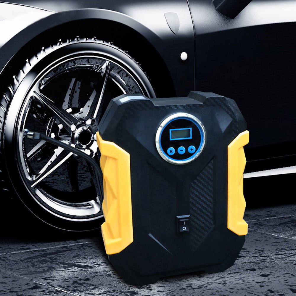 Car Tyre Inflator – Portable Digital Air Pump for Bikes | Velvet Wheels_0
