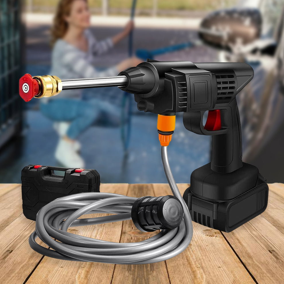 Cordless Car Pressure Washer – 48V Portable Cleaning Kit | Velvet Wheels_0