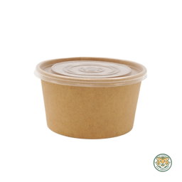 PP Flat Lid for Paper Soup Bowl 780–1150ml (RM0.162/pc)